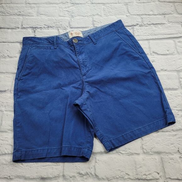 Original Penguin Blue Shorts size 34 - Picture 1 of 8